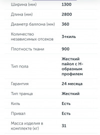 Лодка Муссон 2800СК