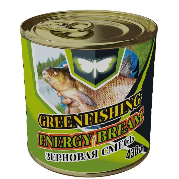 Прикормка GreenFishing зерновой микс 430гр Флет Фидер Микс