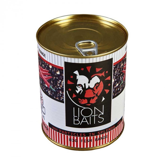 Зерновая смесь LION BAITS Hempseed with Chilli Конопля c чили 900мл